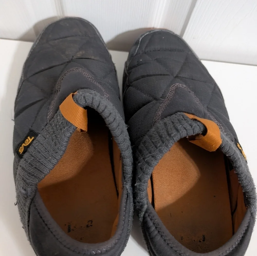 Teva ReEmber Mens Shoes Moc Gray Quilted Plaza Slip On Size 8 Slipper